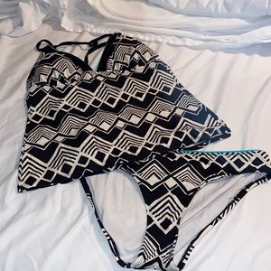 Aztec Print Tankini Swimsuit